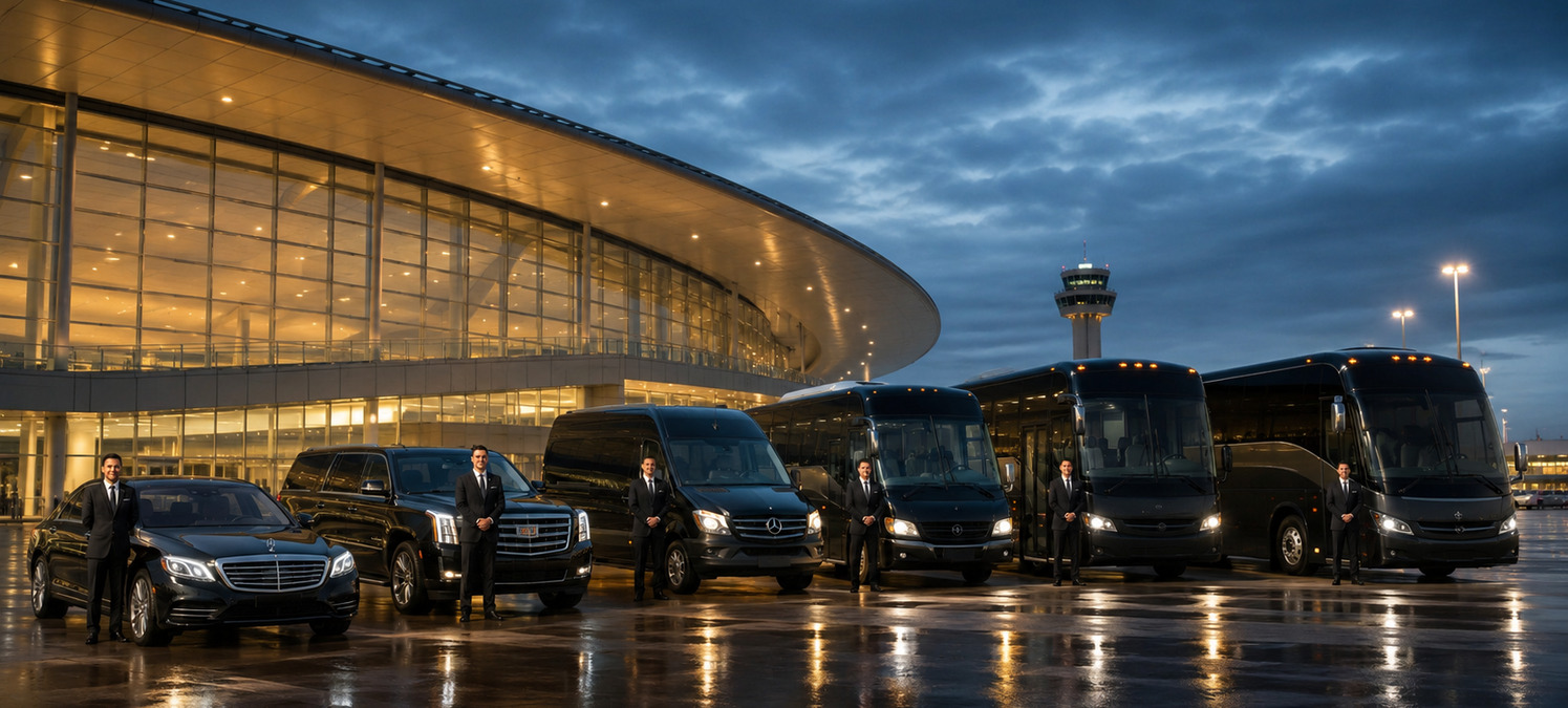 Executive international airport transportation fleet
