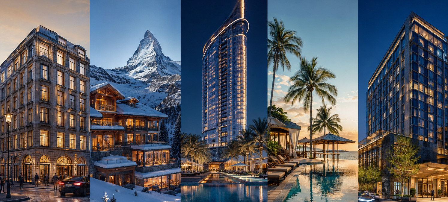 International luxury hotel destinations